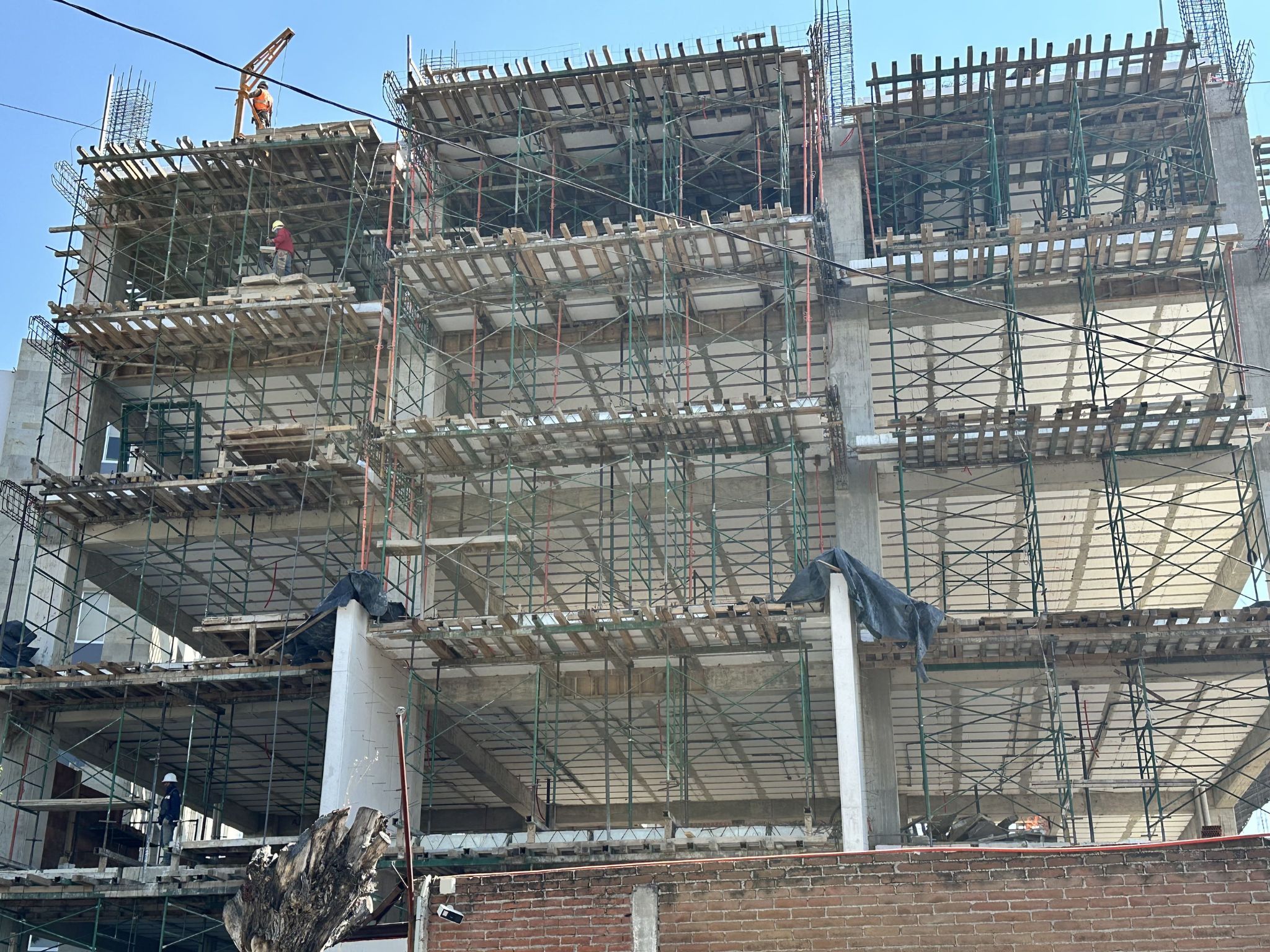 Andamios para obras comerciales en Puebla